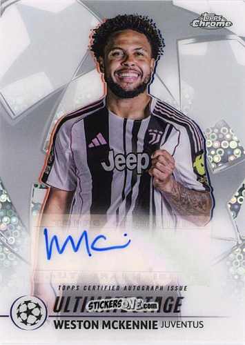 Cromo Weston McKennie - UEFA Club Competitions 2025-2026
 n. USA-WM - Topps