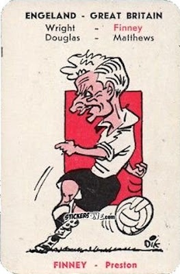 Figurina Finney - International Footballers 1958 n. 6 - Monty Gum