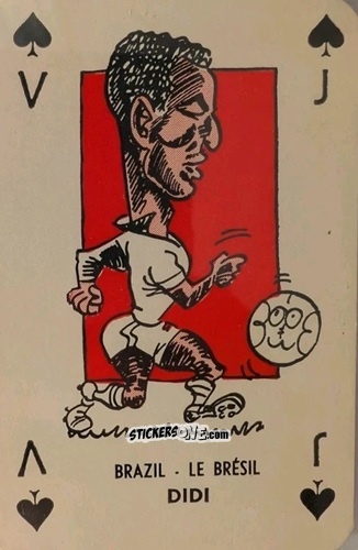 Sticker Didi  - International Footballers 1958 n. 21 - Monty Gum