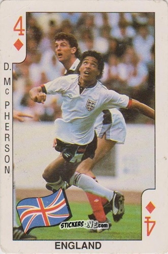 Sticker Dave Mcpherson - World Cup Italia 90
 n. 17 - DANDY GUM