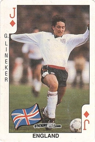 Sticker Gary Lineker - World Cup Italia 90
 n. 24 - DANDY GUM