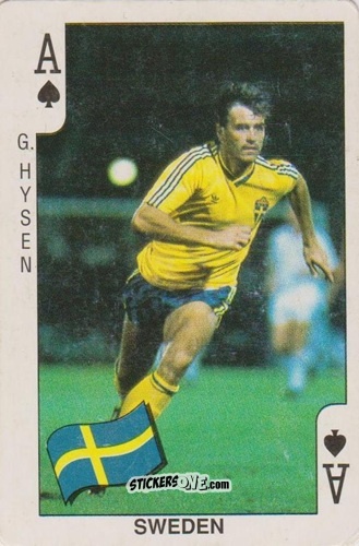 Cromo Glenn Hysen - World Cup Italia 90
 n. 27 - DANDY GUM