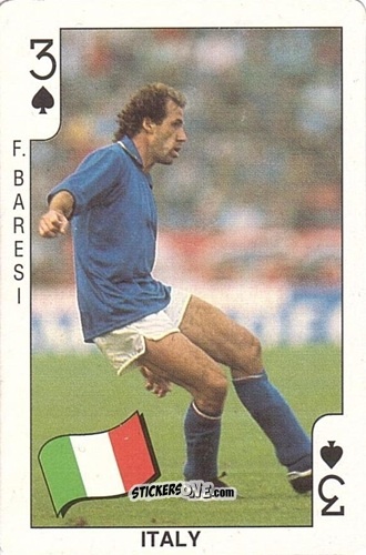 Sticker Franco Baresi - World Cup Italia 90
 n. 29 - DANDY GUM