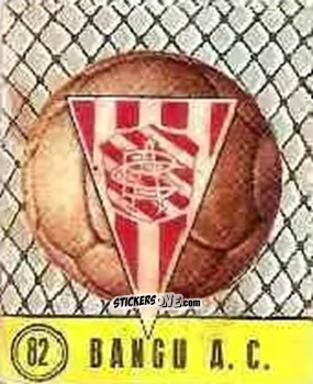 Sticker Bangu A.C. - Quigol 1958-1959 n. 82 - Tupinamba Ltd