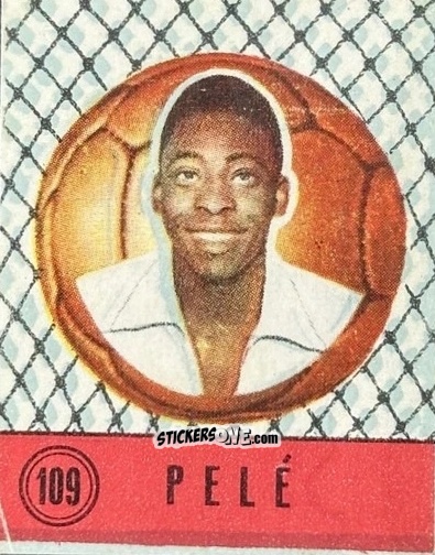 Cromo Edson Pelè - Quigol 1958-1959 n. 109 - Tupinamba Ltd