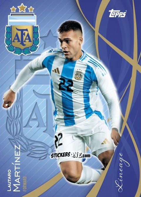 Figurina Lautaro Martínez - Argentina 2024 Lineage n. 24 - Topps