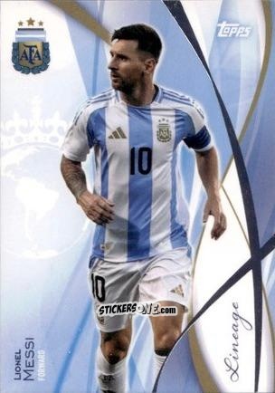 Cromo Lionel Messi - Argentina 2024 Lineage n. 26 - Topps