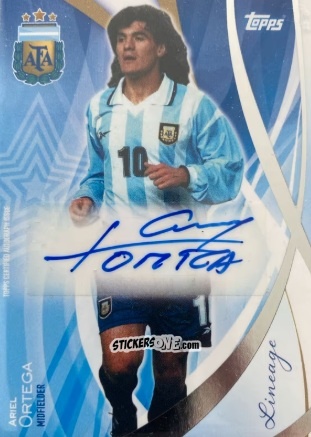 Sticker Ariel Ortega - Argentina 2024 Lineage n. A22 - Topps