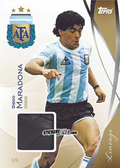 Cromo Diego Maradona - Argentina 2024 Lineage n. M3 - Topps