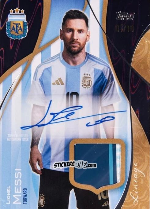 Cromo Lionel Messi - Argentina 2024 Lineage n. AM4bt - Topps