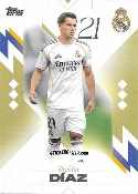 Cromo Brahim Díaz - Los Blancos Real Madrid 2025-2026
 n. 18 - Topps
