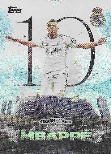 Sticker Kylian Mbappé - Los Blancos Real Madrid 2025-2026
 n. MB-1 - Topps