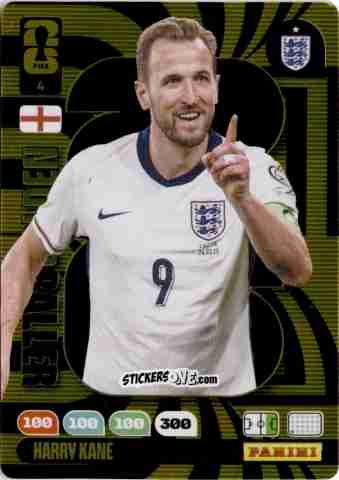 Sticker Harry Kane - FIFA World Cup 2026. Adrenalyn XL
 n. 4 - Panini