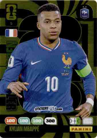 Sticker Mbappe - FIFA World Cup 2026. Adrenalyn XL
 n. 5 - Panini