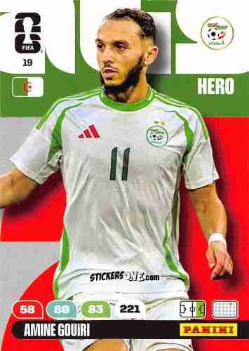 Sticker Amine Gouiri - FIFA World Cup 2026. Adrenalyn XL
 n. 19 - Panini