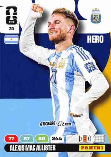 Cromo Alexis Mac Allister - FIFA World Cup 2026. Adrenalyn XL
 n. 30 - Panini