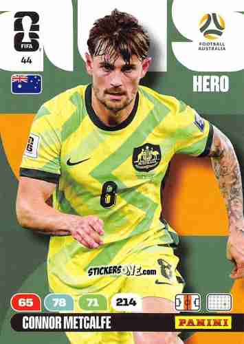 Figurina Connor Metcalfe - FIFA World Cup 2026. Adrenalyn XL
 n. 44 - Panini