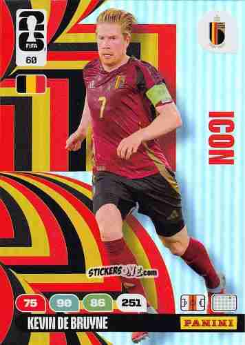 Cromo Kevin De Bruyne - FIFA World Cup 2026. Adrenalyn XL
 n. 60 - Panini