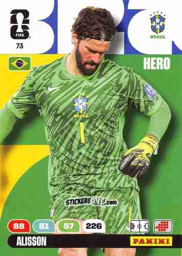 Cromo Alisson - FIFA World Cup 2026. Adrenalyn XL
 n. 73 - Panini