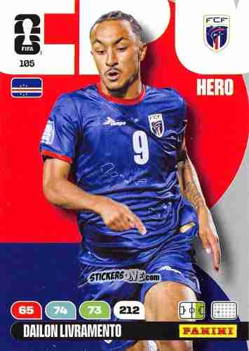 Cromo Dailon Livramento - FIFA World Cup 2026. Adrenalyn XL
 n. 105 - Panini