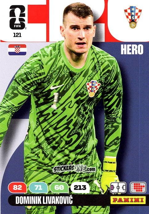 Cromo Dominik Livakovic - FIFA World Cup 2026. Adrenalyn XL
 n. 121 - Panini