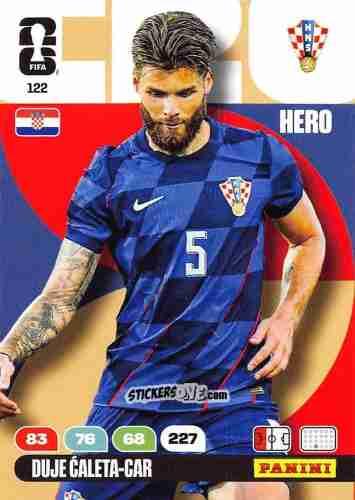 Cromo Duje Caleta-Car - FIFA World Cup 2026. Adrenalyn XL
 n. 122 - Panini