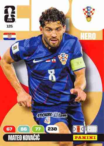 Figurina Mateo Kovacic - FIFA World Cup 2026. Adrenalyn XL
 n. 125 - Panini
