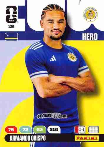 Cromo Armando Obispo - FIFA World Cup 2026. Adrenalyn XL
 n. 136 - Panini