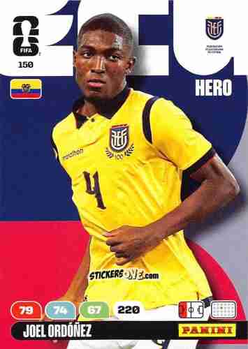 Sticker Joel Ordonez - FIFA World Cup 2026. Adrenalyn XL
 n. 150 - Panini