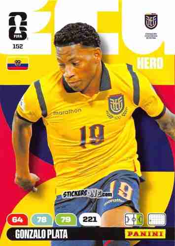 Cromo Gonzalo Plata - FIFA World Cup 2026. Adrenalyn XL
 n. 152 - Panini