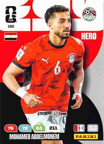 Figurina Mohamed Abdelmonem - FIFA World Cup 2026. Adrenalyn XL
 n. 159 - Panini