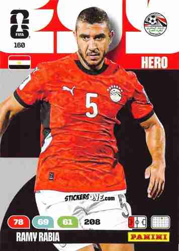 Figurina Ramy Rabia - FIFA World Cup 2026. Adrenalyn XL
 n. 160 - Panini