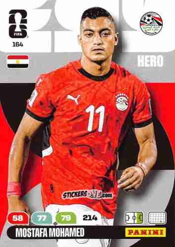 Figurina Mostafa Mohamed - FIFA World Cup 2026. Adrenalyn XL
 n. 164 - Panini