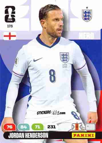 Sticker Jordan Henderson - FIFA World Cup 2026. Adrenalyn XL
 n. 173 - Panini