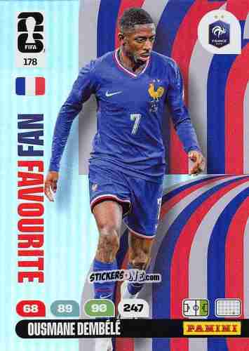 Figurina Ousmane Dembele - FIFA World Cup 2026. Adrenalyn XL
 n. 178 - Panini