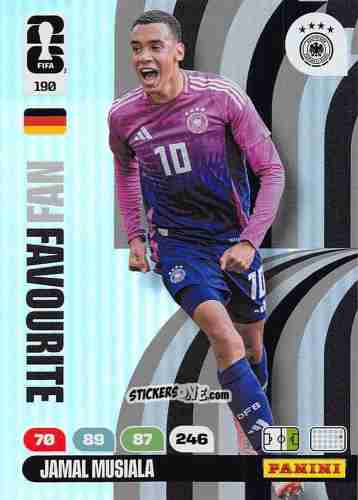 Cromo Jamal Musiala - FIFA World Cup 2026. Adrenalyn XL
 n. 190 - Panini
