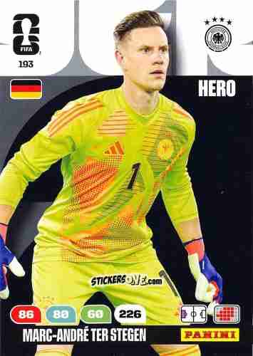 Figurina Marc-Andre Ter Stegen - FIFA World Cup 2026. Adrenalyn XL
 n. 193 - Panini