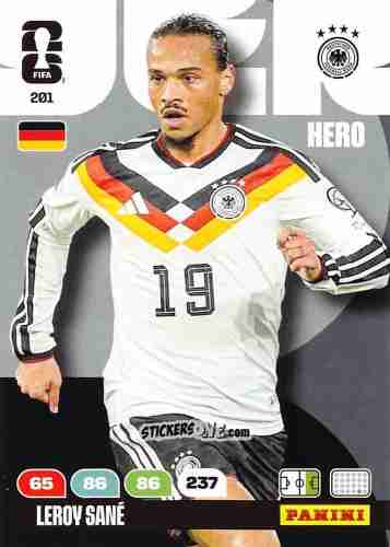Figurina Leroy Sane - FIFA World Cup 2026. Adrenalyn XL
 n. 201 - Panini