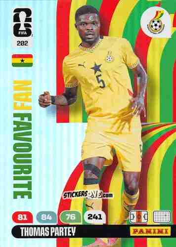 Sticker Thomas Partey - FIFA World Cup 2026. Adrenalyn XL
 n. 202 - Panini