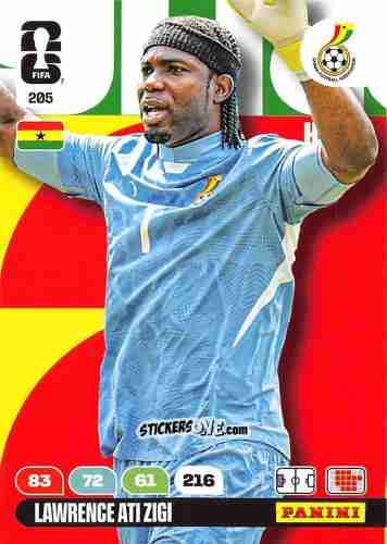 Sticker Lawrence Ati Zigi - FIFA World Cup 2026. Adrenalyn XL
 n. 205 - Panini