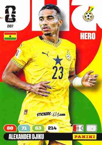 Cromo Alexander Djiku - FIFA World Cup 2026. Adrenalyn XL
 n. 207 - Panini
