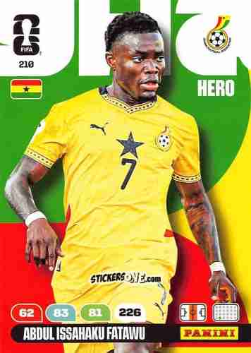 Sticker Abdul Issahaku Fatawu - FIFA World Cup 2026. Adrenalyn XL
 n. 210 - Panini