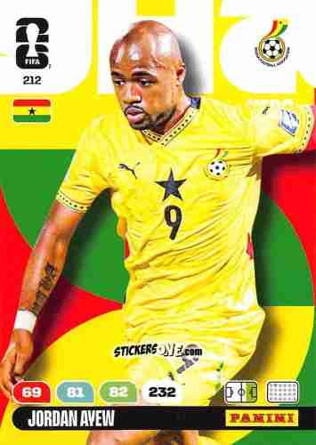 Sticker Jordan Ayew - FIFA World Cup 2026. Adrenalyn XL
 n. 212 - Panini