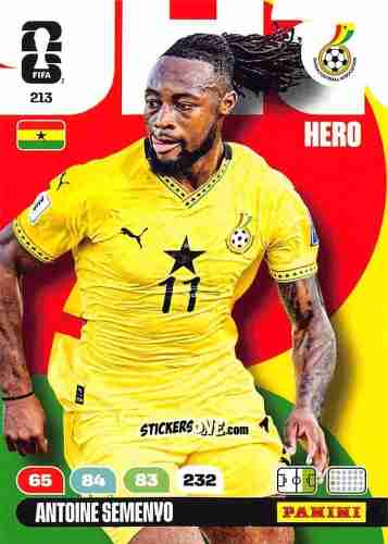 Cromo Antoine Semenyo - FIFA World Cup 2026. Adrenalyn XL
 n. 213 - Panini