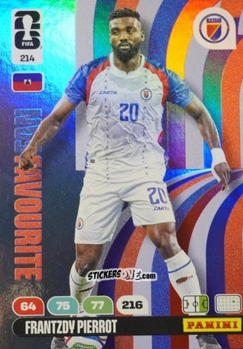 Sticker Frantzdy Pierrot - FIFA World Cup 2026. Adrenalyn XL
 n. 214 - Panini