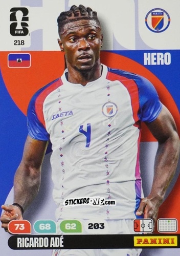 Sticker Ricardo Ade - FIFA World Cup 2026. Adrenalyn XL
 n. 218 - Panini