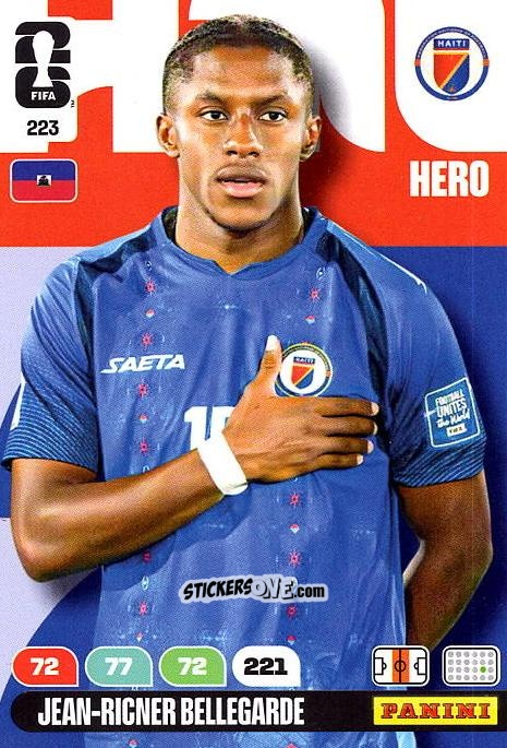 Sticker Jean-Ricner Bellegarde - FIFA World Cup 2026. Adrenalyn XL
 n. 223 - Panini