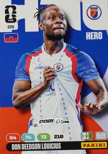 Sticker Don Deedson Louicius - FIFA World Cup 2026. Adrenalyn XL
 n. 225 - Panini