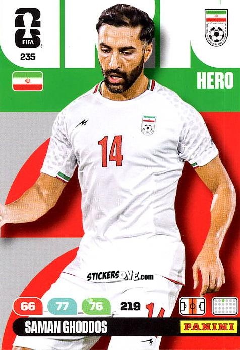 Cromo Saman Ghoddos - FIFA World Cup 2026. Adrenalyn XL
 n. 235 - Panini