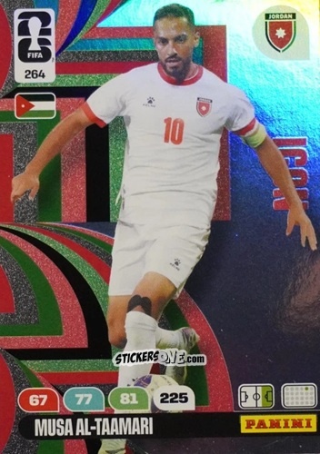 Sticker Musa Al-Taamari - FIFA World Cup 2026. Adrenalyn XL
 n. 264 - Panini